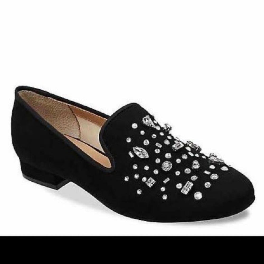 NEW Studded loafers in black from Unisa